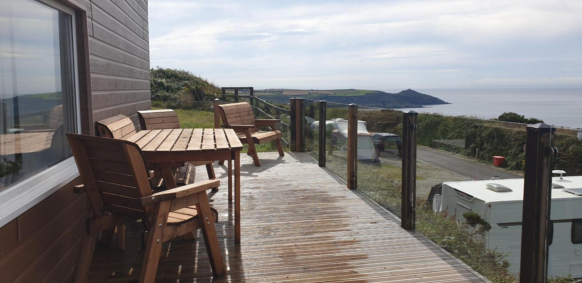 Sunset Sea View Chalet With Hot Tub Torpoint Exterior photo